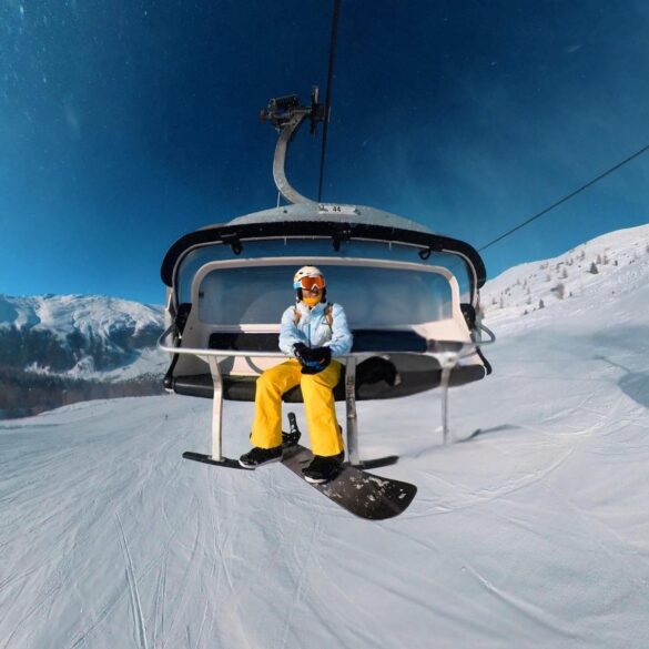 nejlepší lyžování Livigno, snowboard
